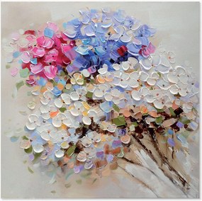 Quadro su tela dipinto a mano Rosa Del Giappone