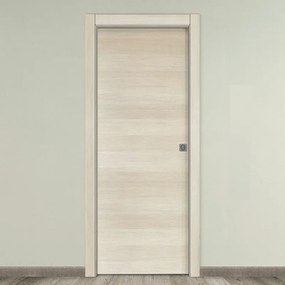 Porta interna scorrevole Oxford in legno colore ecru, L 60 x H 210 cm, apertura reversibile
