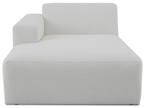 Modulo divano bianco in tessuto bouclé (angolo sinistro) Roxy - Scandic