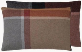 Copricuscino reversibile in lana di alpaca Manhattan