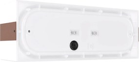 Applique 2xE27 per esterni a Luce Diffusa IP65 Corten - Serie Glow