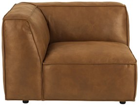 Modulo divano marrone cognac (angolo sinistro) Fairfield Kentucky - Bonami Selection