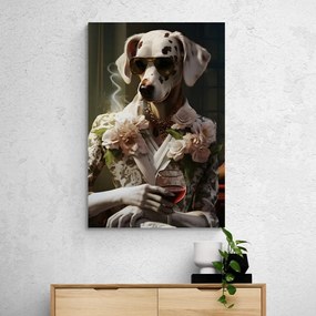 Stampa su tela – Gangster animale femmina dalmata