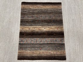 Loribaft Tappeto 70x100 Grigio (Iran) Annodato A Mano