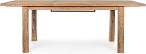 Tavolo Da Esterno Allungabile 160-220 Cm In Legno Massello Rustico FSC Bounty Bizzotto