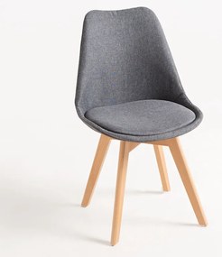 Sedia Synk Tessuto - Grigio scuro