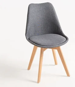 Sedia Synk Tessuto - Grigio scuro
