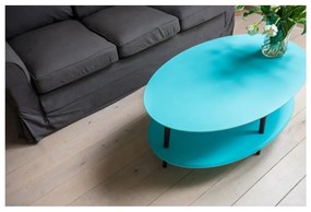 Tavolino bianco con base ribassata OVO Ovo - Ragaba