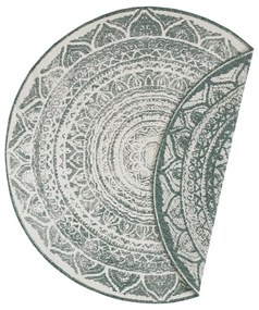 Tappeto da esterno verde e crema , ø 140 cm Siruma - NORTHRUGS