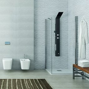 Box doccia 70x70 anta battente e fisso KS2800S - KAMALU