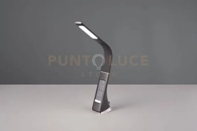 Francy lampada da studio nera flessibile dimmerabile con display or...