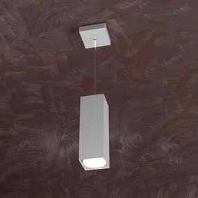 Sospensione Moderna Area Metallo Grigio Metallo 1 Luce Gx53 25Cm