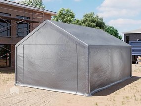 TOOLPORT Tenda capannone 3x6m, Telo in PEC, grigio - (4771)