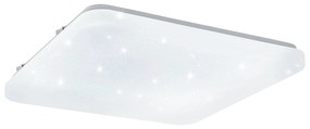 Plafoniera Moderna Frania-S Acciaio Bianco Led Integrato 14,6W