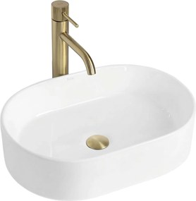 Lavabo da appoggio in ceramica Rea Nadia 46