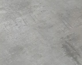 Tavolo RAVENNA in legno finitura grigio cemento e struttura in metallo grigio antracite 80&#215;80 cm
