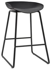 Sgabelli da bar design neri (set di 2) PEBBLE