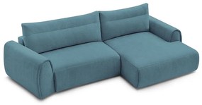 Divano angolare blu Aden – Bobochic Paris