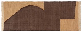 Forene Runner 80x200 Tan/Chocolate - Ferm Living