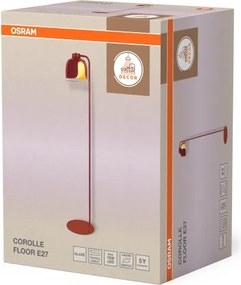Osram - Lampada da terra DECOR COROLLE 1xE27/15W/230V rossa