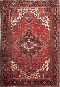 Heriz Tappeto 210 x 290 Rosso (Iran) Annodato A Mano