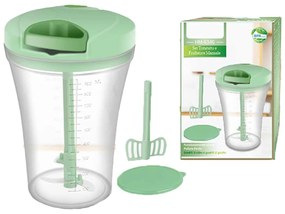 Tritatutto Manuale con Filo per Verdure Cipolle Patate Cubetti con Lame in Acciaio Inox Materiale BPA FREE Capacita 900mL