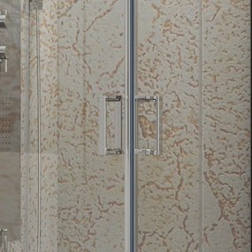 Box doccia angolo 80x80 scorrevole altezza 190 Kamalu-1000 - KAMALU