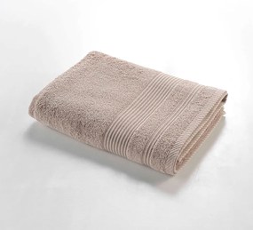 Asciugamano beige in spugna di cotone 70x130 cm Tendresse - douceur d'intérieur