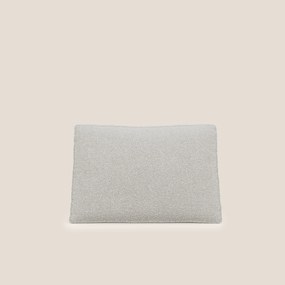 Nettuno cuscino schienale realizzato in tessuto bouclè impermeabile T07 bianco