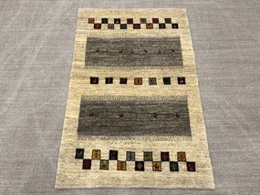Gabbeh Tappeto persiano 110 x 160 Beige (Iran) Annodato A Mano