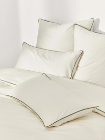 Copripiumino in cotone percalle con bordino Daria