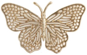 Decorazione murale in metallo 26x16 cm Butterfly - Light &amp; Living