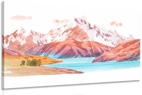Quadro su tela – Splendido paesaggio montano