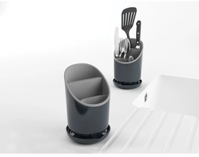Portaposate e utensili da cucina grigio Dock - Joseph Joseph