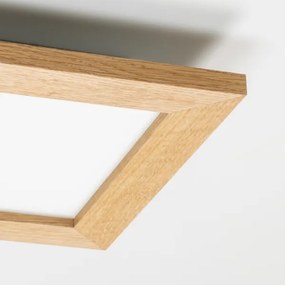 Brilagi - Plafoniera LED SLIMFRAME WOOD LED/25W/230V 34x34 cm marrone
