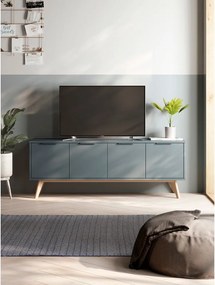 Mobile TV verde polveroso 140x53x40 cm Pisco – Marckeric