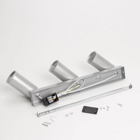 Brilagi - Luce Spot da bagno SELE 3xGU10/30W/230V IP44 argento