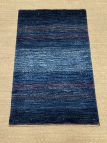 Loribaft Tappeto 70x100 Blu (Iran) Annodato A Mano
