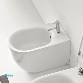 Bidet Da Terra Kerasan Bianco Lucido "Nolita"