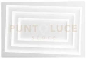 Plafoniera led hypnotic bianca 55w 7040lm cct 3000k 4000k 6500k 60x...