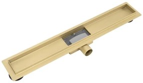 REA-G2562 - Canalina di scarico NEOX 70 cm in acciaio inox/dorato