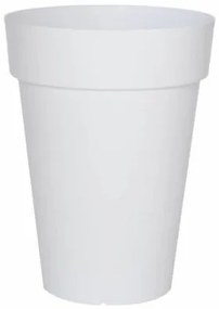 Vaso Riviera Bianco Plastica Quadrato Ø 40 cm