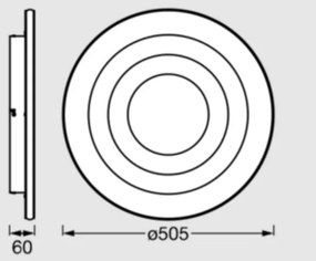 Osram - Plafoniera LED ORBIS SPIRAL LED/42W/230V Ø 50,5 cm bianca