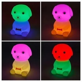 Lampada notturna ricaricabile per bambini LED RGB dimmerabile LED/2,5W/5V 3000K 1200 mAh cane