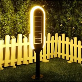 Lampada solare LED con sensore BOLLARD LED/5W/5,5V 70 cm 3000K IP65 2000 mAh