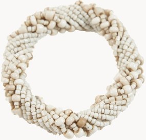 Portatovagliolo intrecciato a mano Beaded