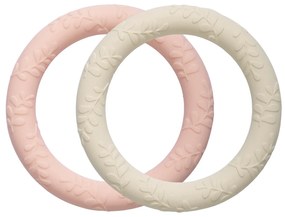 A Little Lovely Company - massaggiagengive in silicone - crema di fragole, 2 pezzi