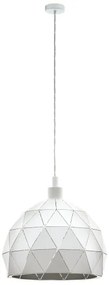 Eglo 97854 - Lampadario a sospensione con filo ROCCAFORTE 1xE27/60W/230V