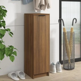 Scarpiera Rovere Marrone 30x35x100 Cm İn Legno Multistrato /