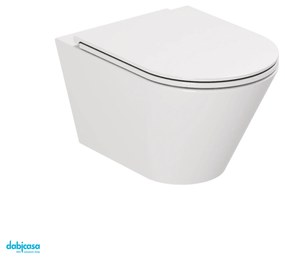 Azzurra Ceramica "Forma" Wc Sospeso Bianco Lucido Senza Brida